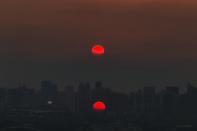 (首发)一抹夕阳醉晚霞