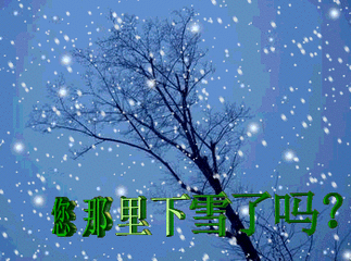 合诵你那里下雪了吗