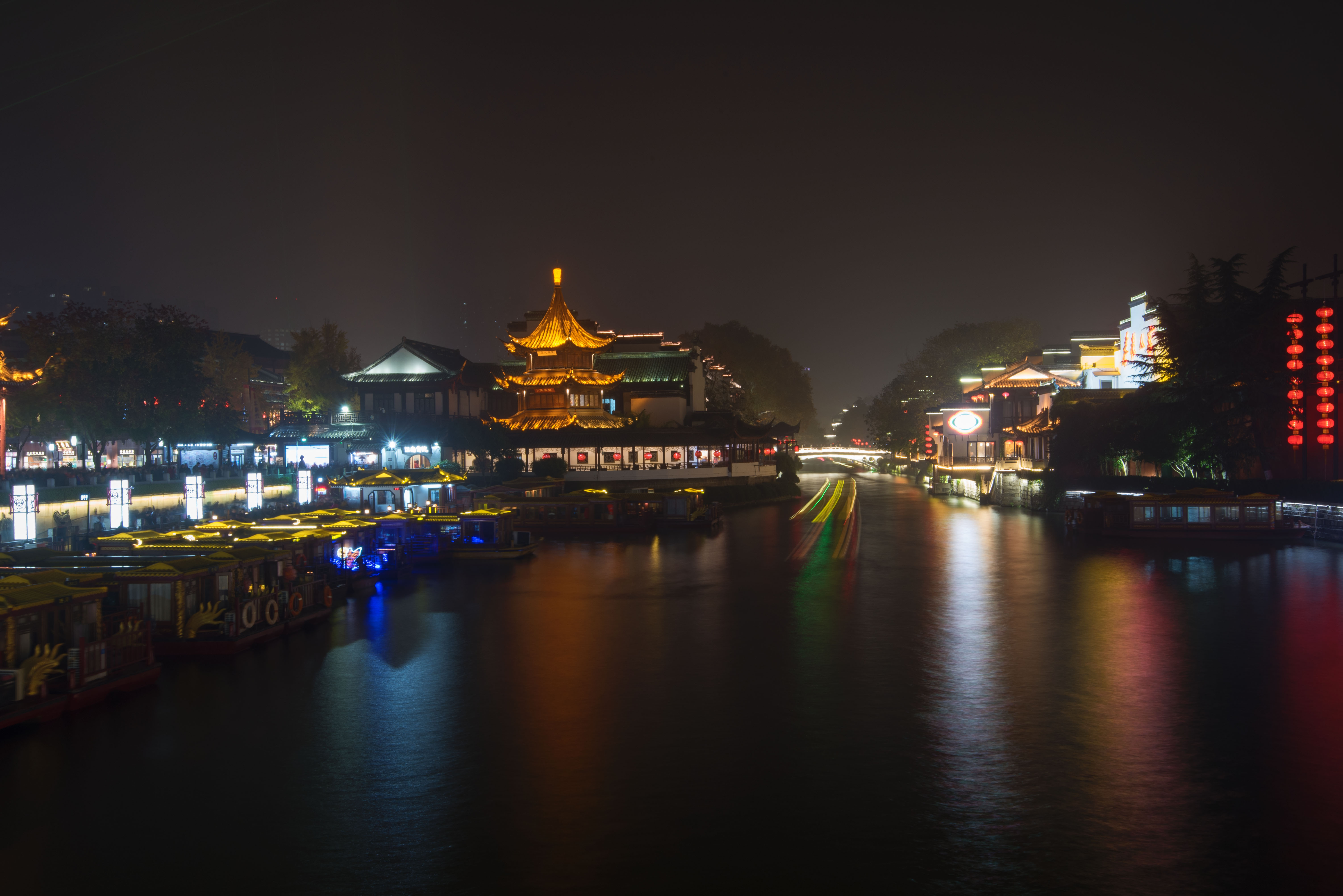 (首发)秦淮河夫子庙景区夜景