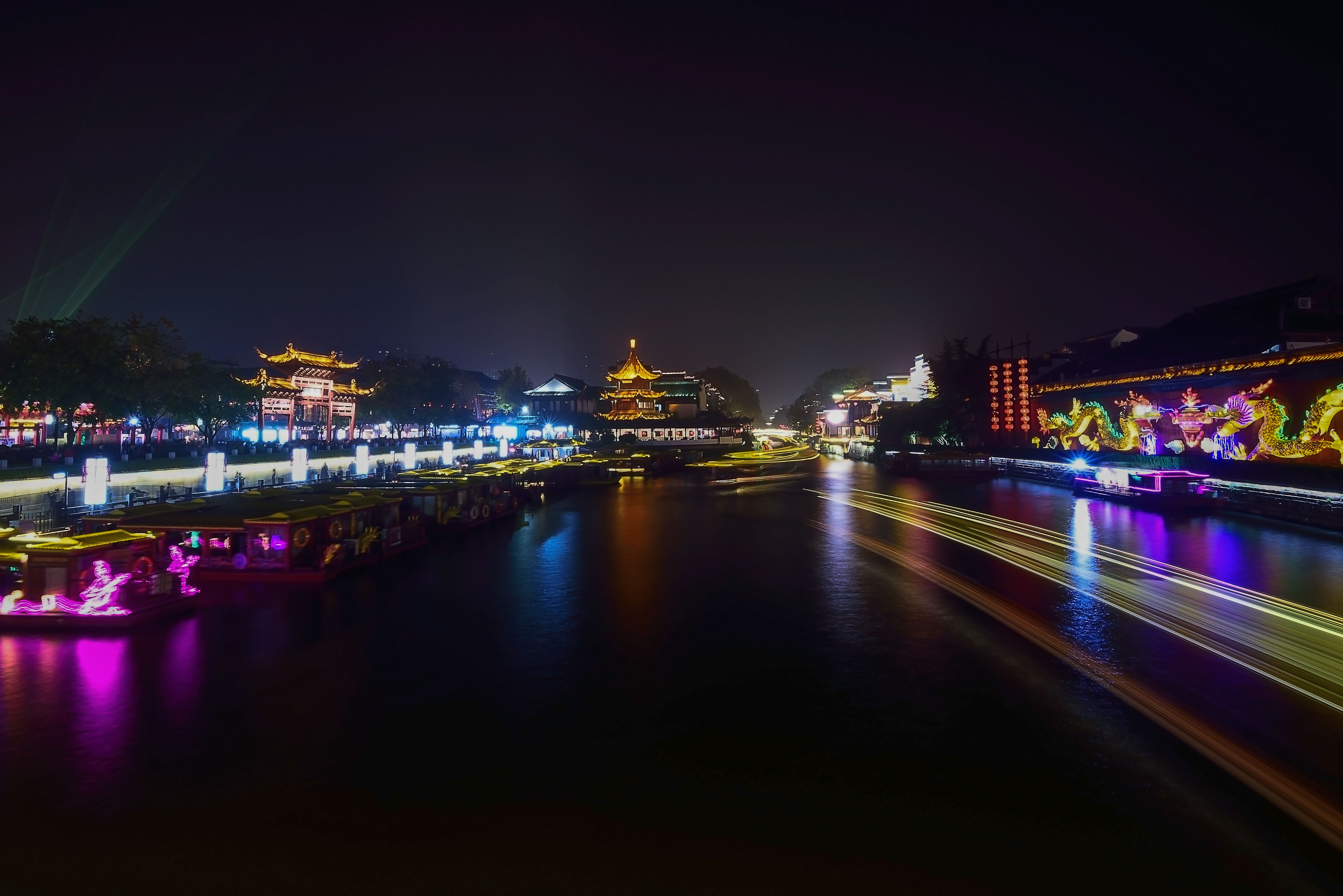 (首发)秦淮河夫子庙景区夜景