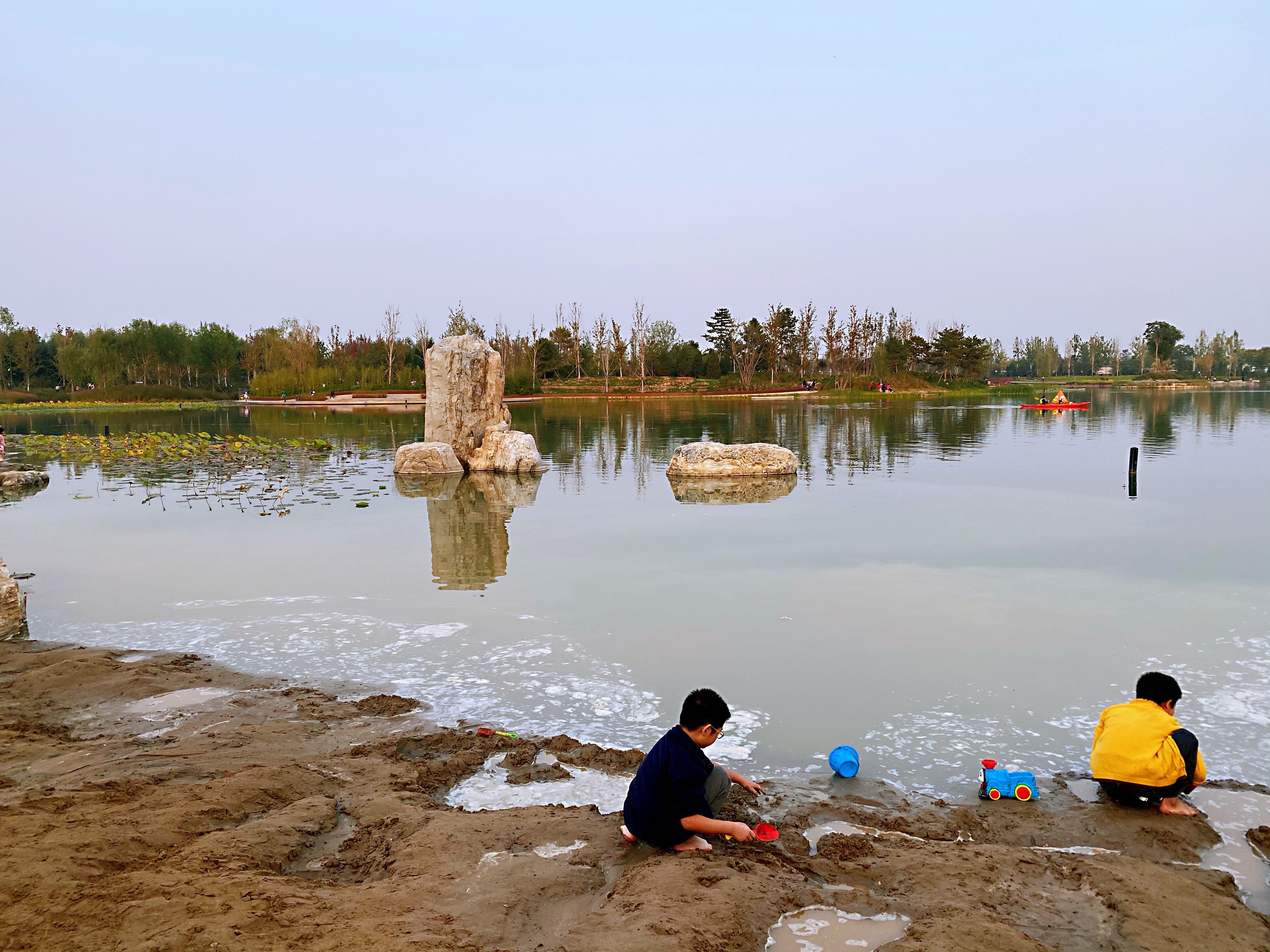 温榆河湿地公园剪影