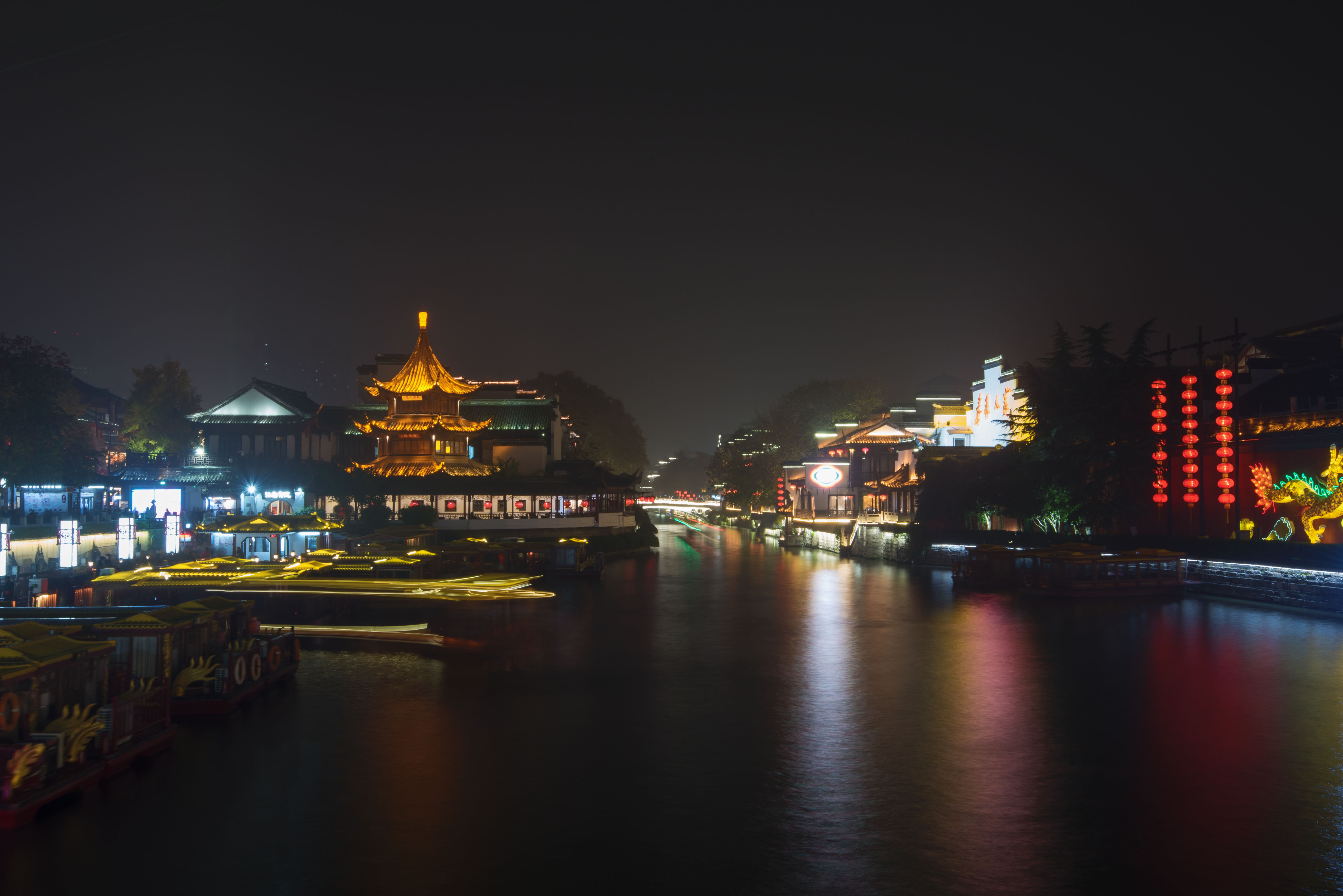 (首发)秦淮河夫子庙景区夜景