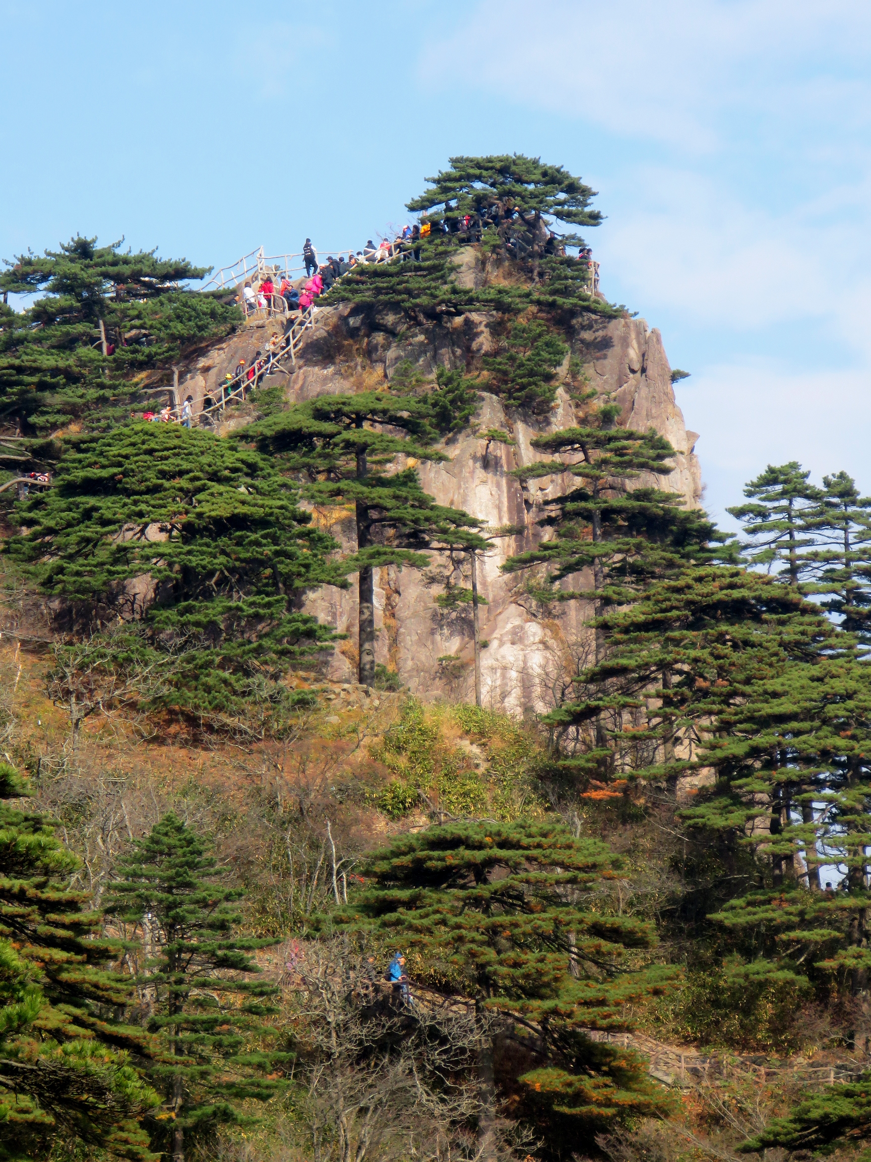 黄山北海的峰