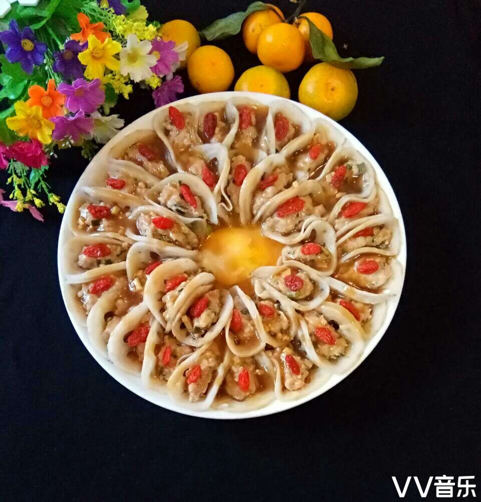 花开富贵莲藕酿肉