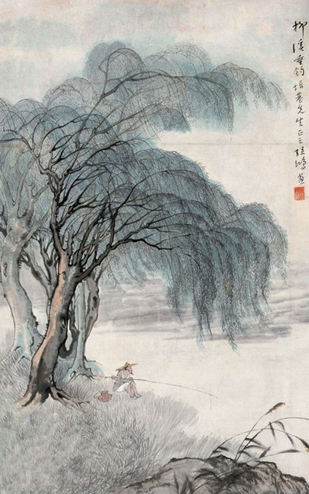 民国大师孙雪泥的花鸟山水画精选作品赏析