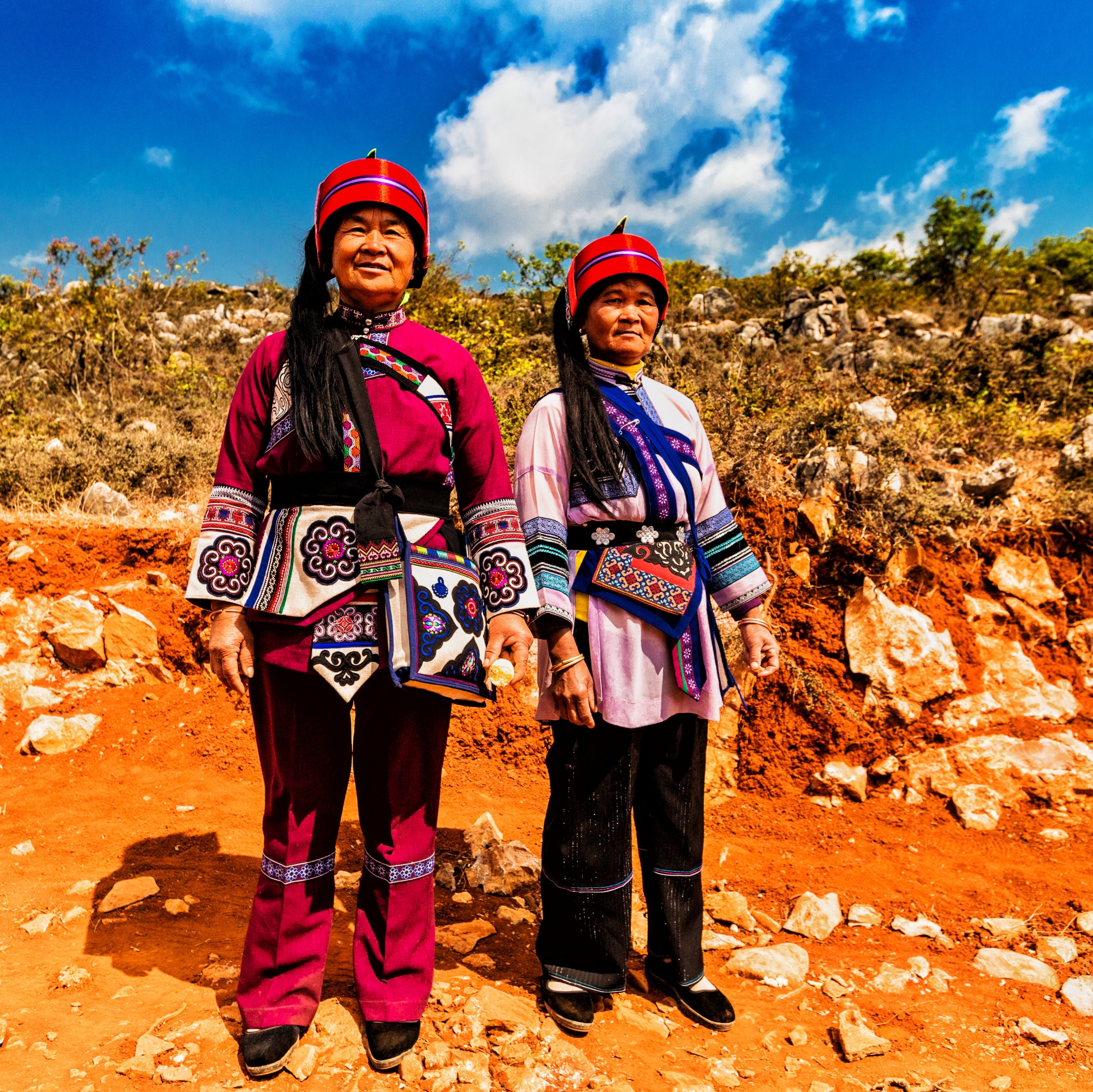 云南彝族雨胜村2018年斗牛节