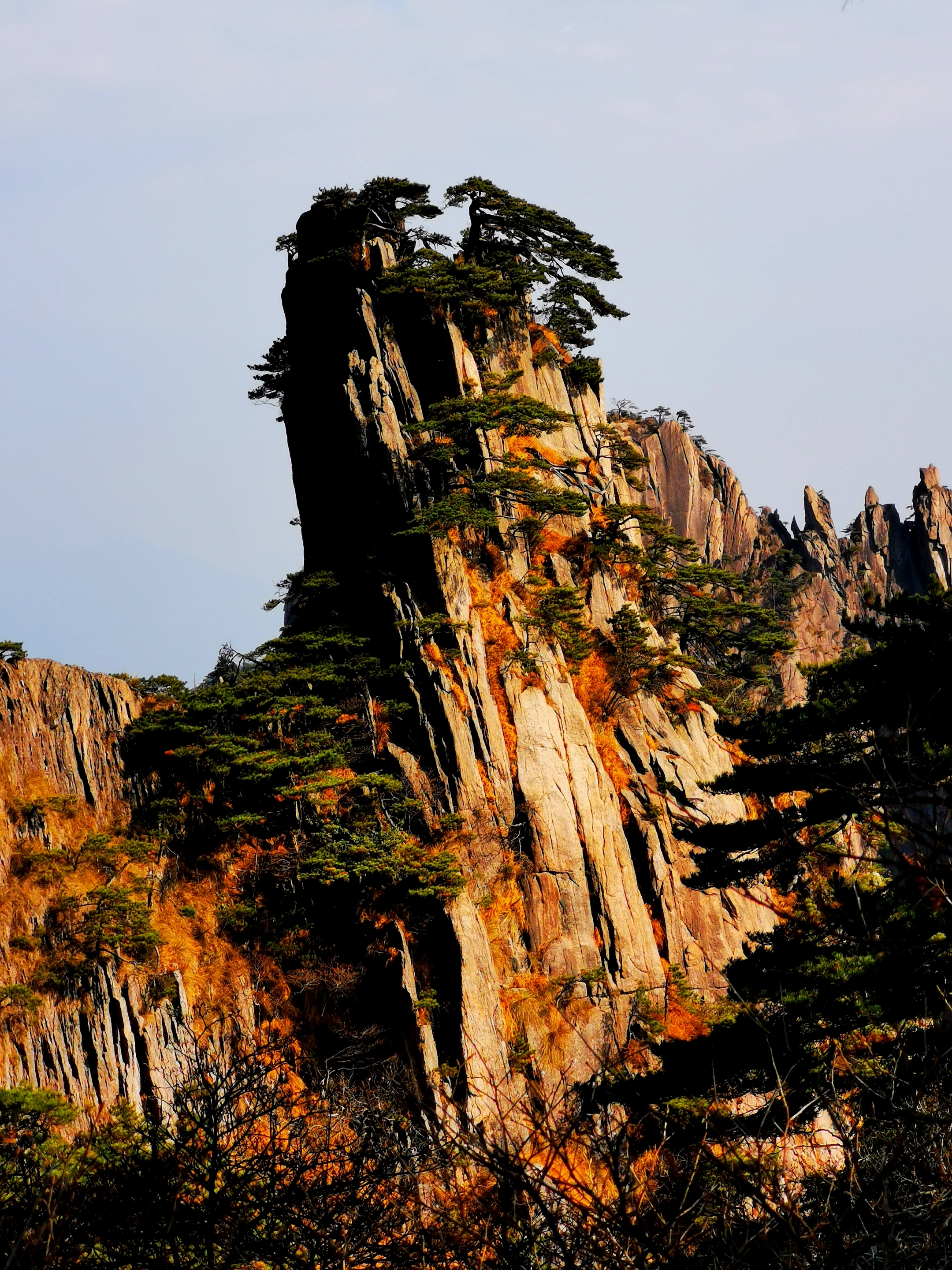 黄山北海的峰