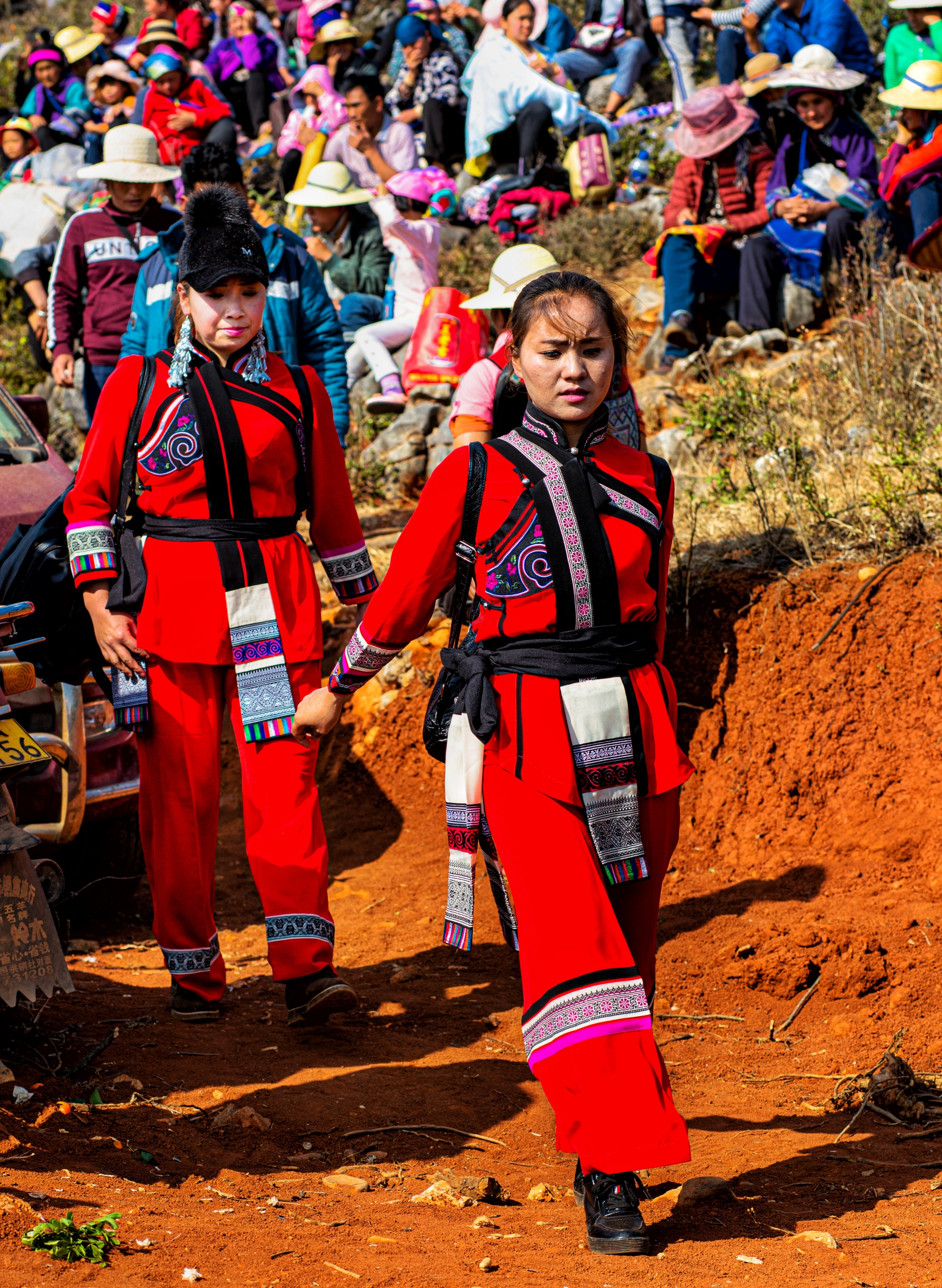 云南彝族雨胜村2018年斗牛节