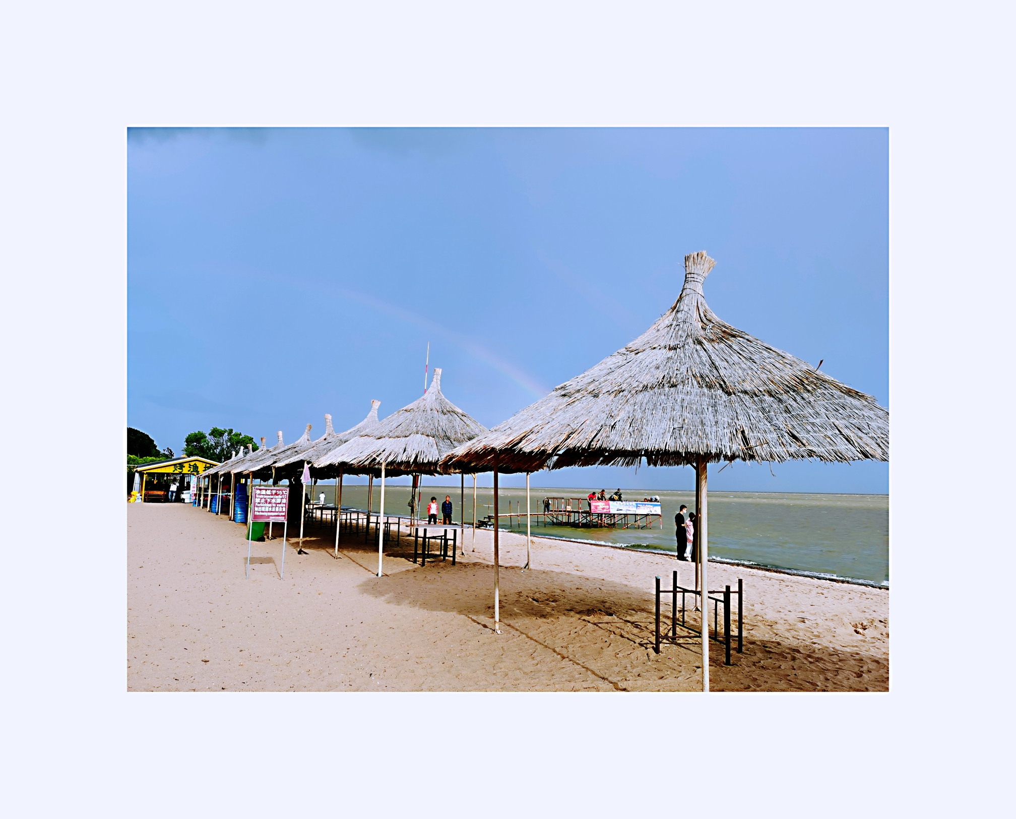 兴凯湖沙滩一角