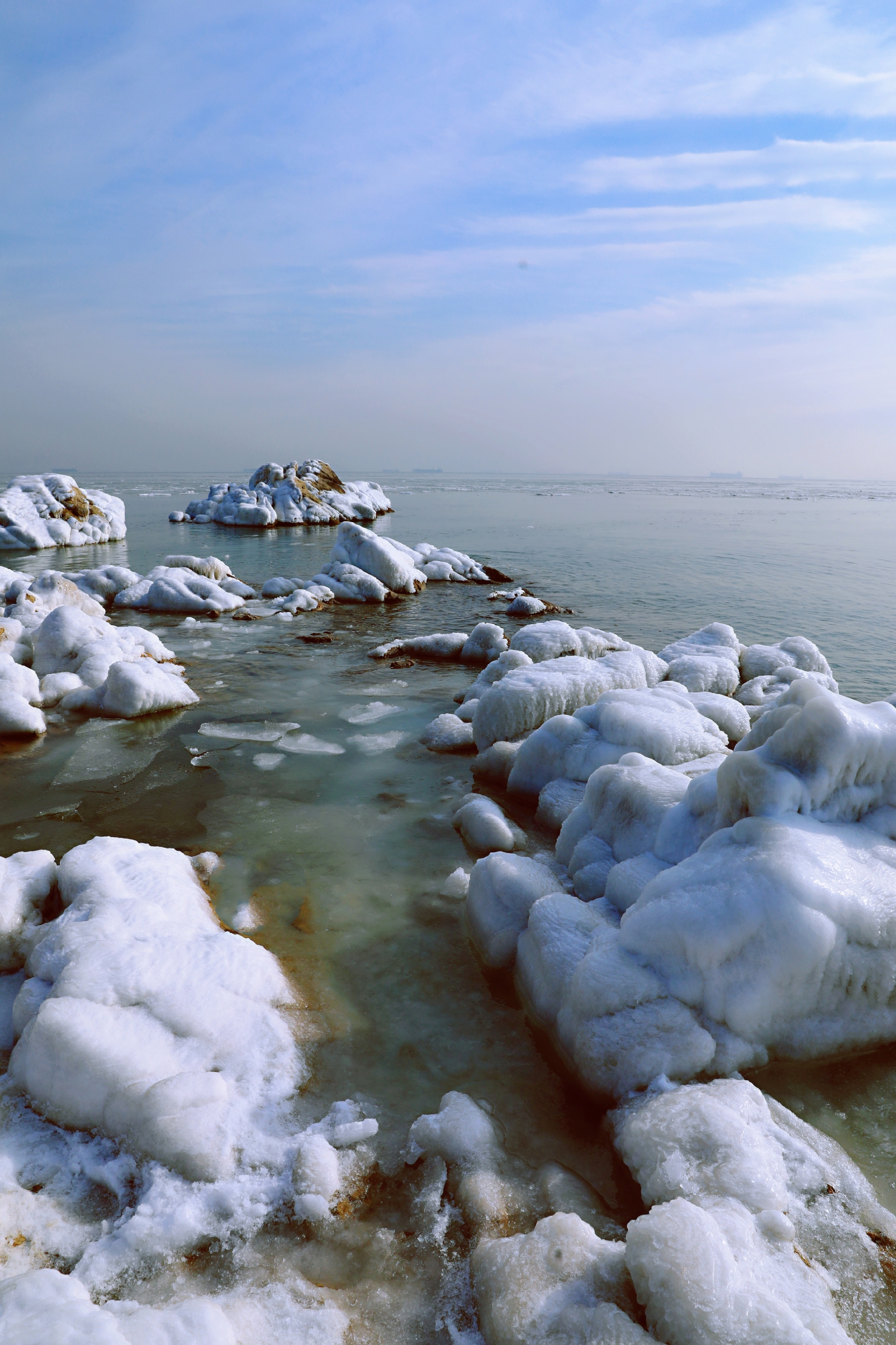 海岛冬景北戴河