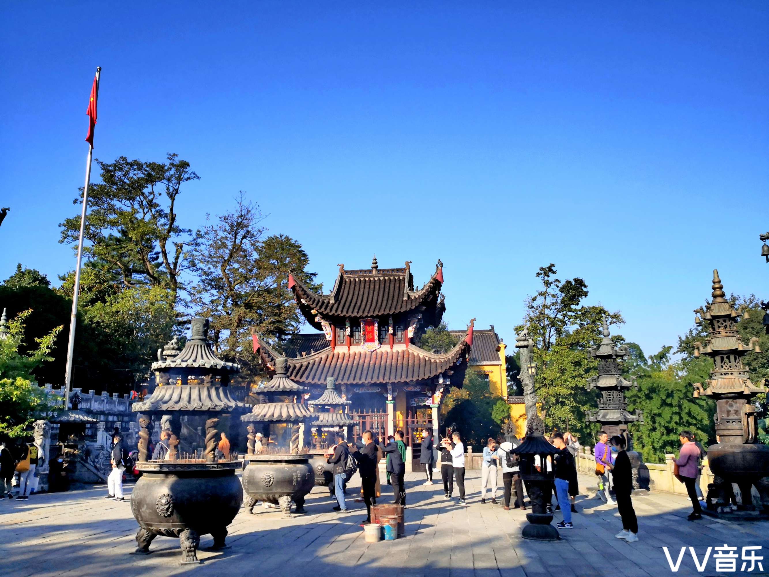 九华山护国月身宝殿